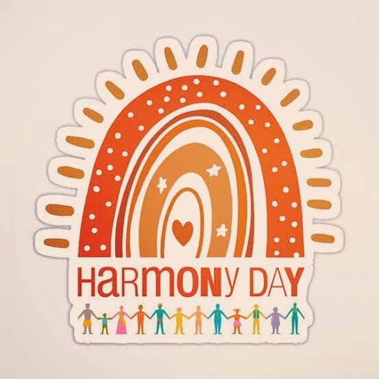 Resin Flatback Planar E1080- Harmony Day (2 Sizes)