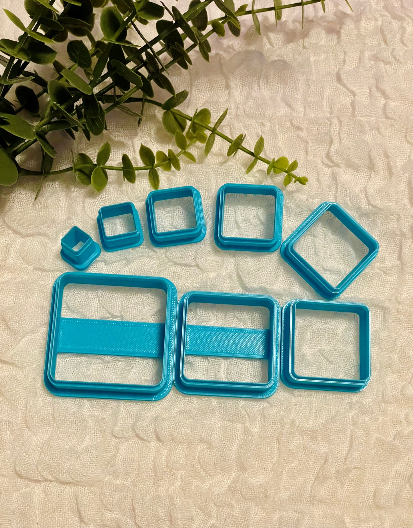 Clay Cutters CC0003- Basic Square Shapes (8 Sizes Available)