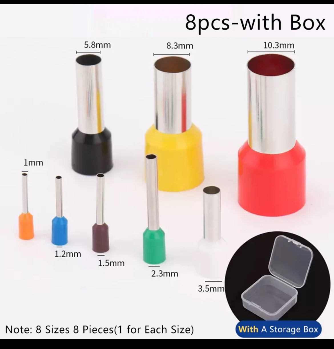 Clay Cutters CC0014 - 8 pcs Mini Clay Cutters for Jewellery Making