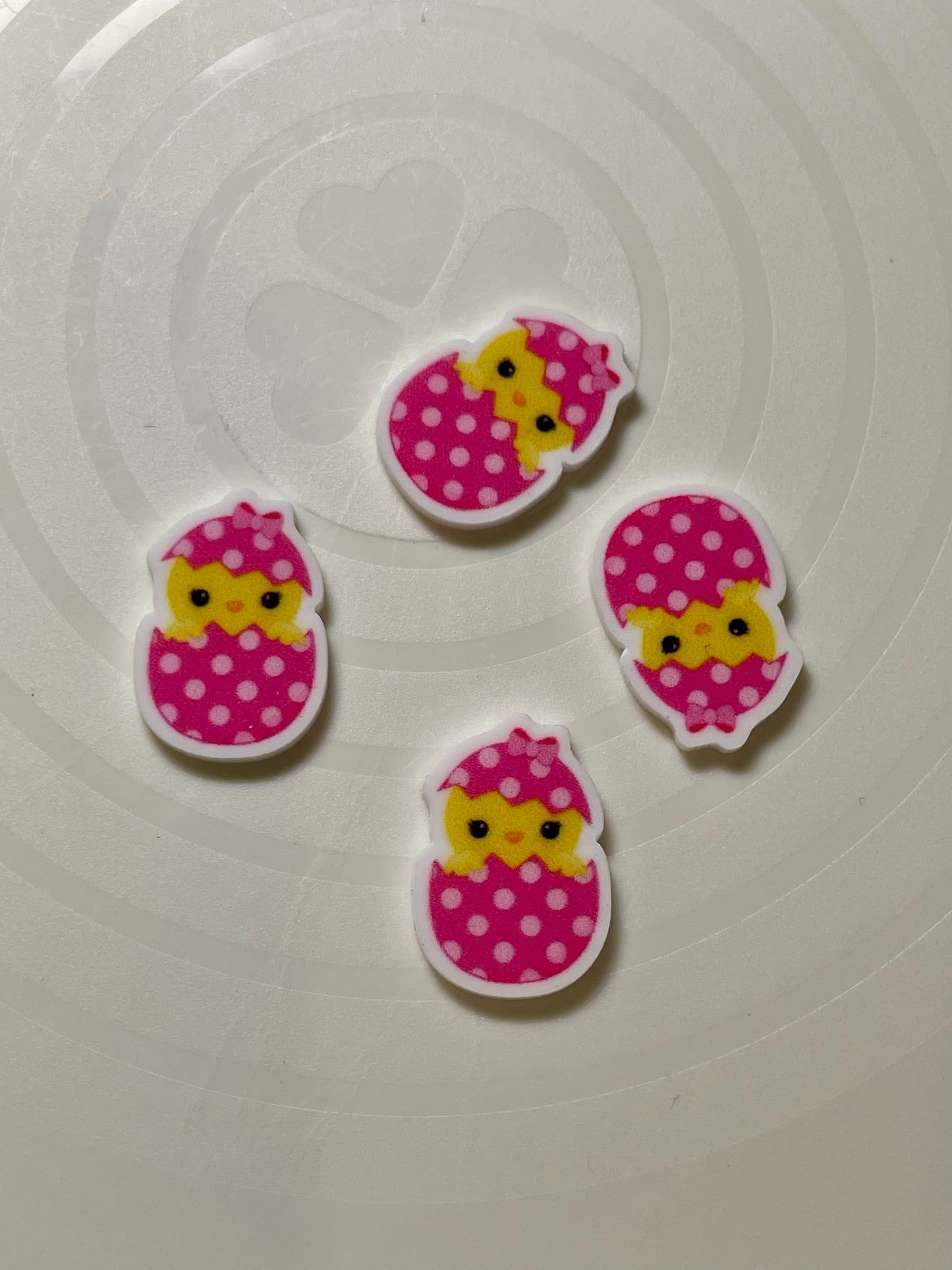 Resin Flatback Planar - Easter Bunny and Egg E0444 (2 Sizes Available)