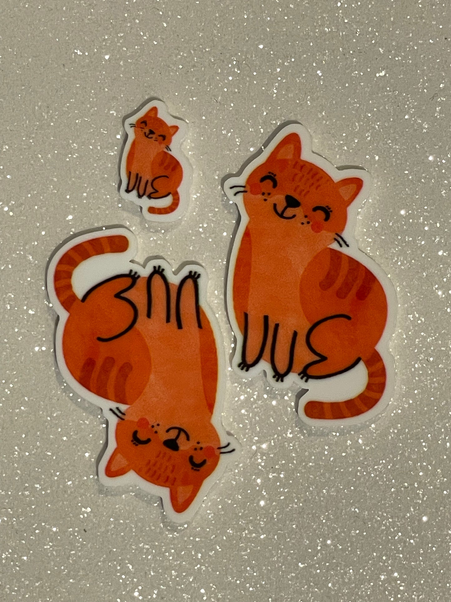 Resin Flatback Planar E0528- Cat (2 Sizes Available)