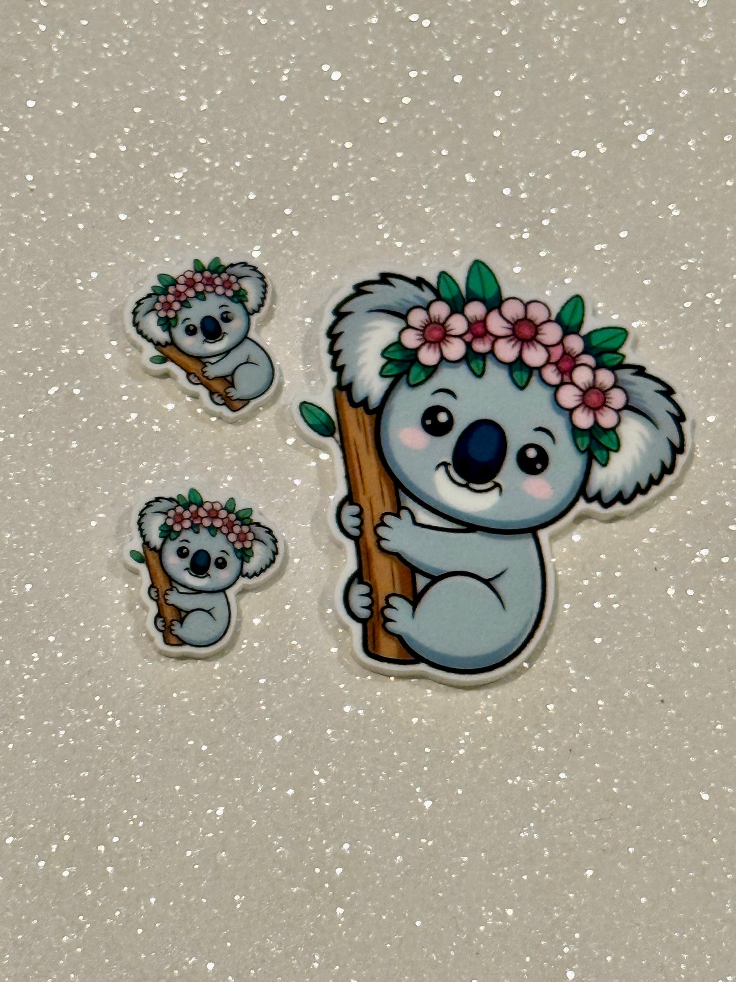 Resin Flatback Planar E1090- Koala (2 Sizes)