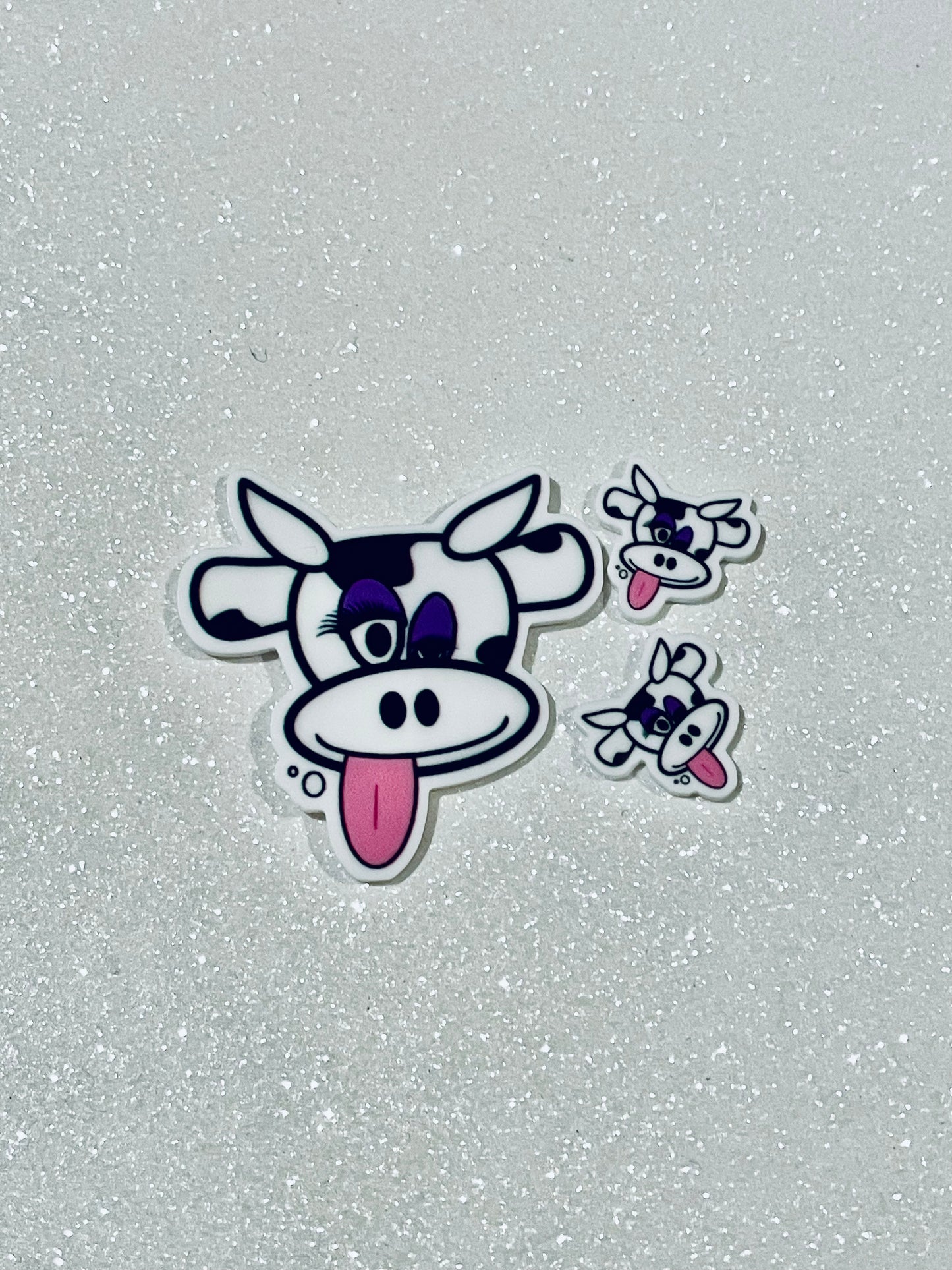 Resin Flatback Planar E0635 - MILK Cow (2 Sizes)
