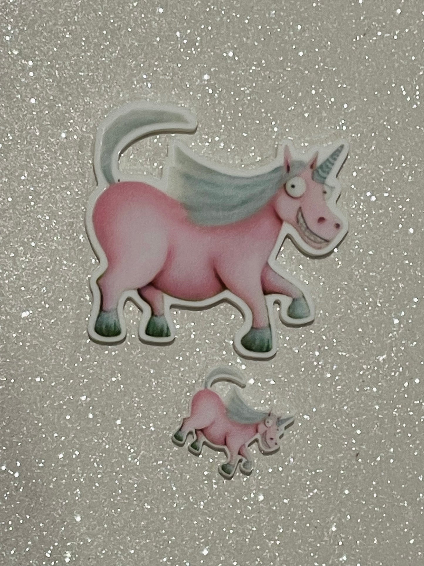 Resin Flatback Planar E0937- Unicorn (2 Sizes +2 Profiles Available)