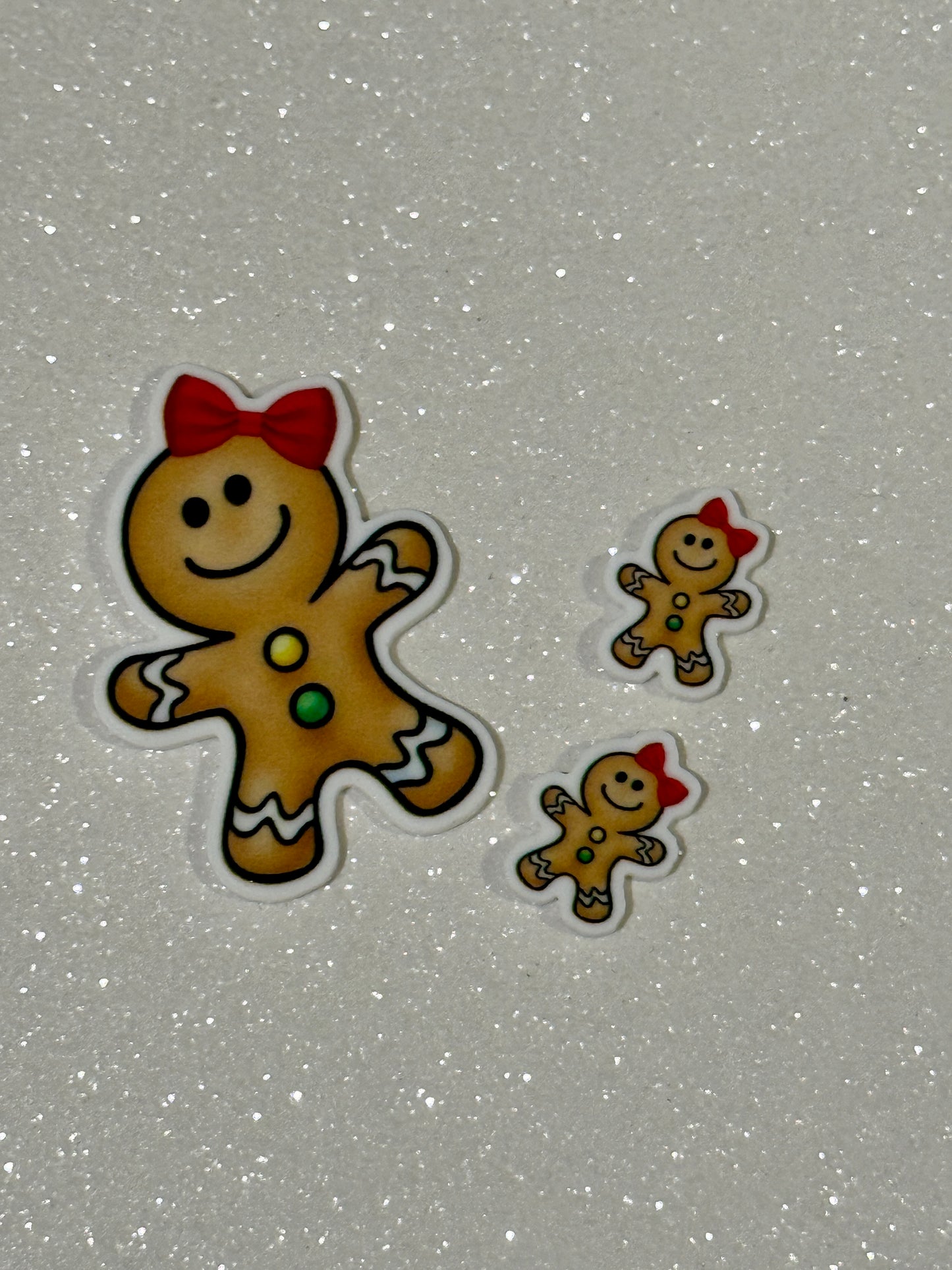 Resin Flatback Planar E1009 - Gingerbread man