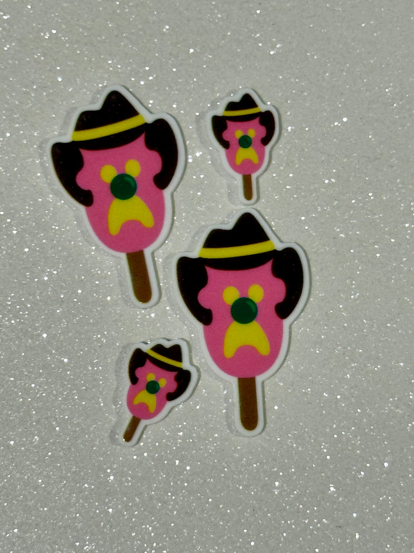 Resin Flatback Planar E1010 - Australia Series - Bubble O Bill