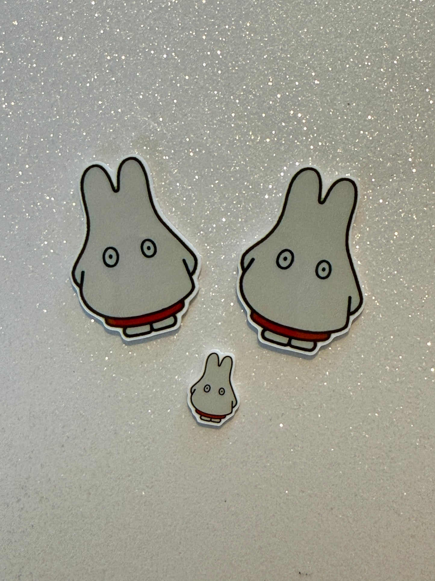 Resin Flatback Planar E1023 - Bunny (2 Sizes Available)