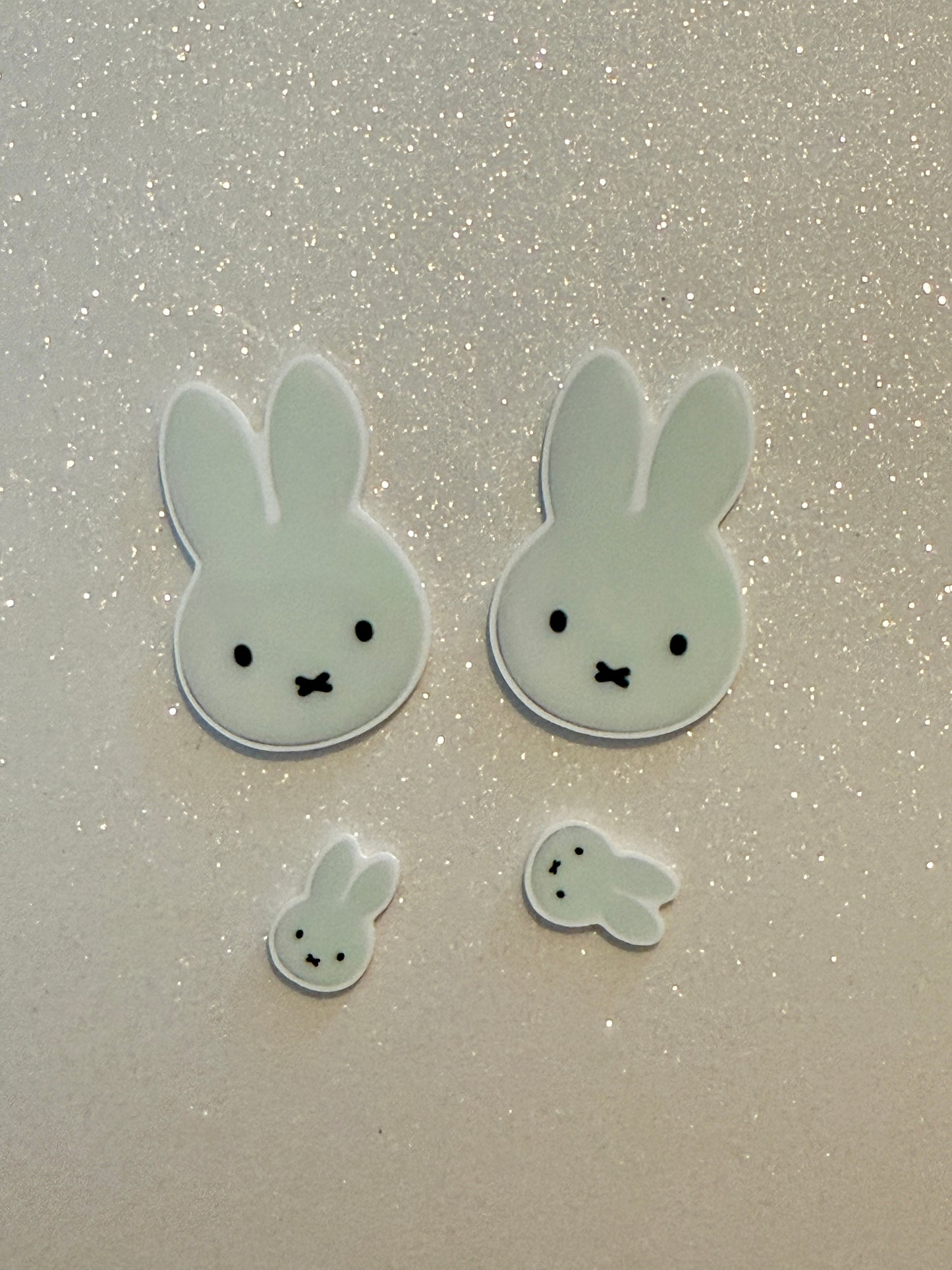 Resin Flatback Planar E1024 - Bunny (2 Sizes Available)