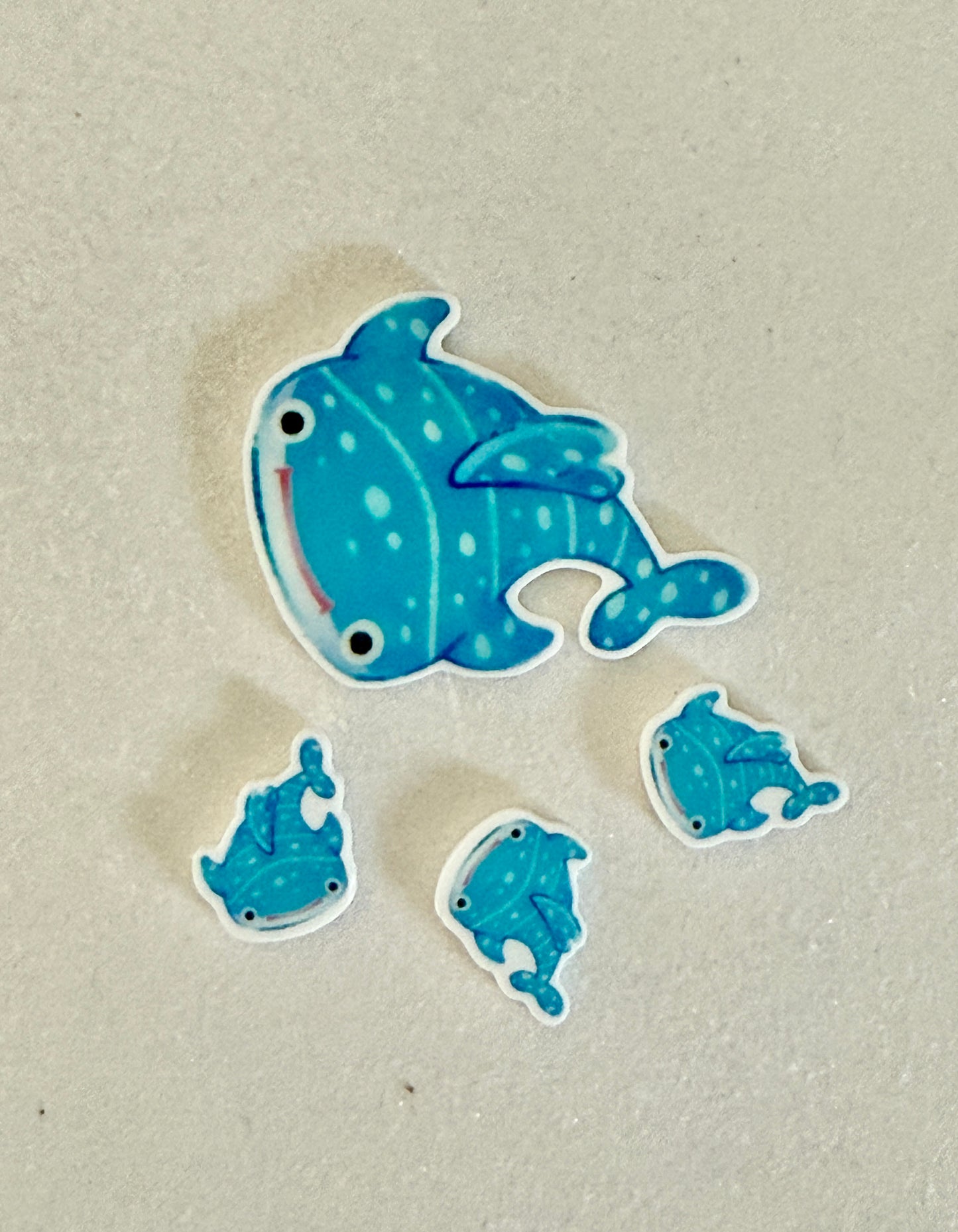 Resin Flatback Planar E1044 - Shark (2 Sizes Available)