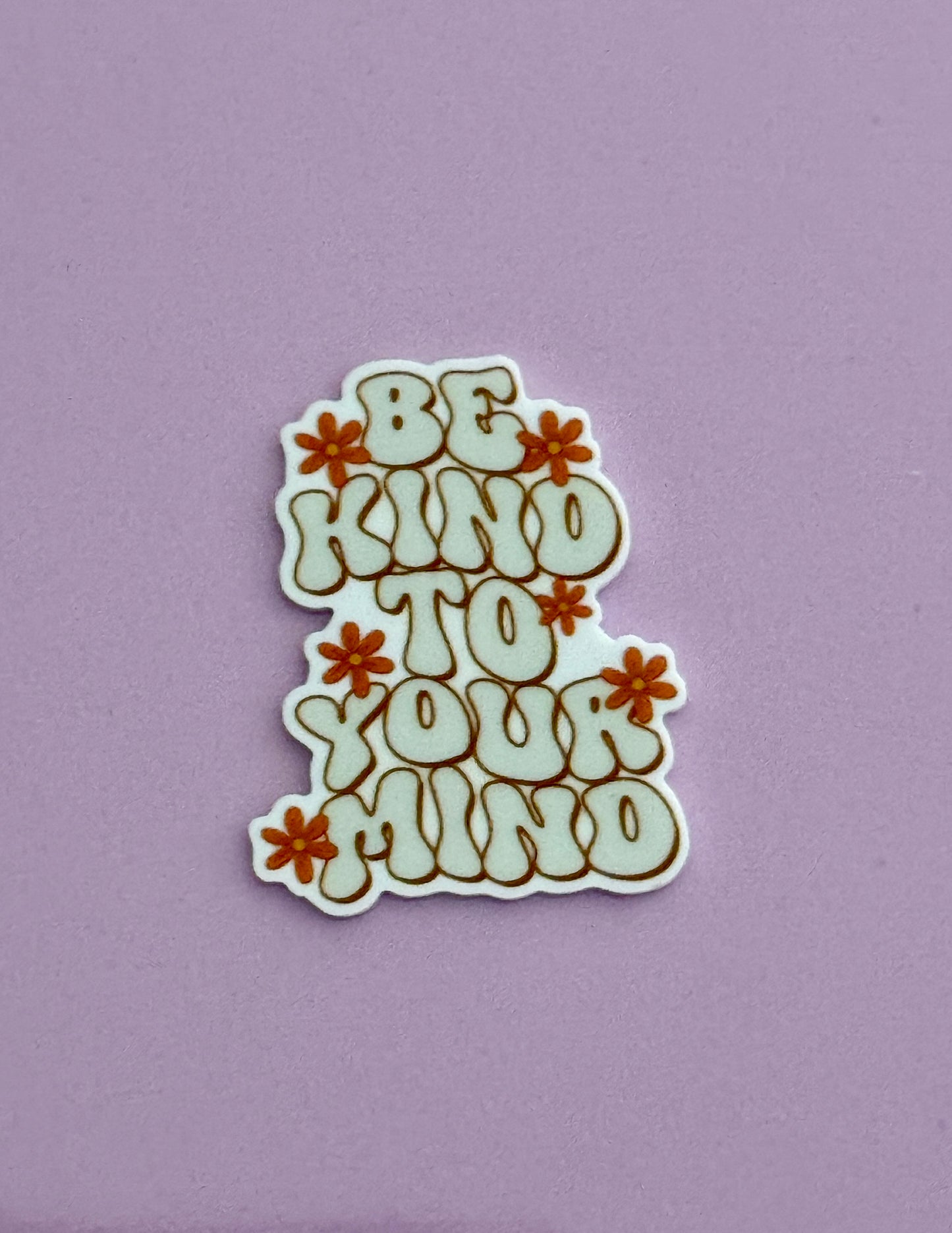 Resin Flatback Planar E1052 - Be Kind To Your Mind