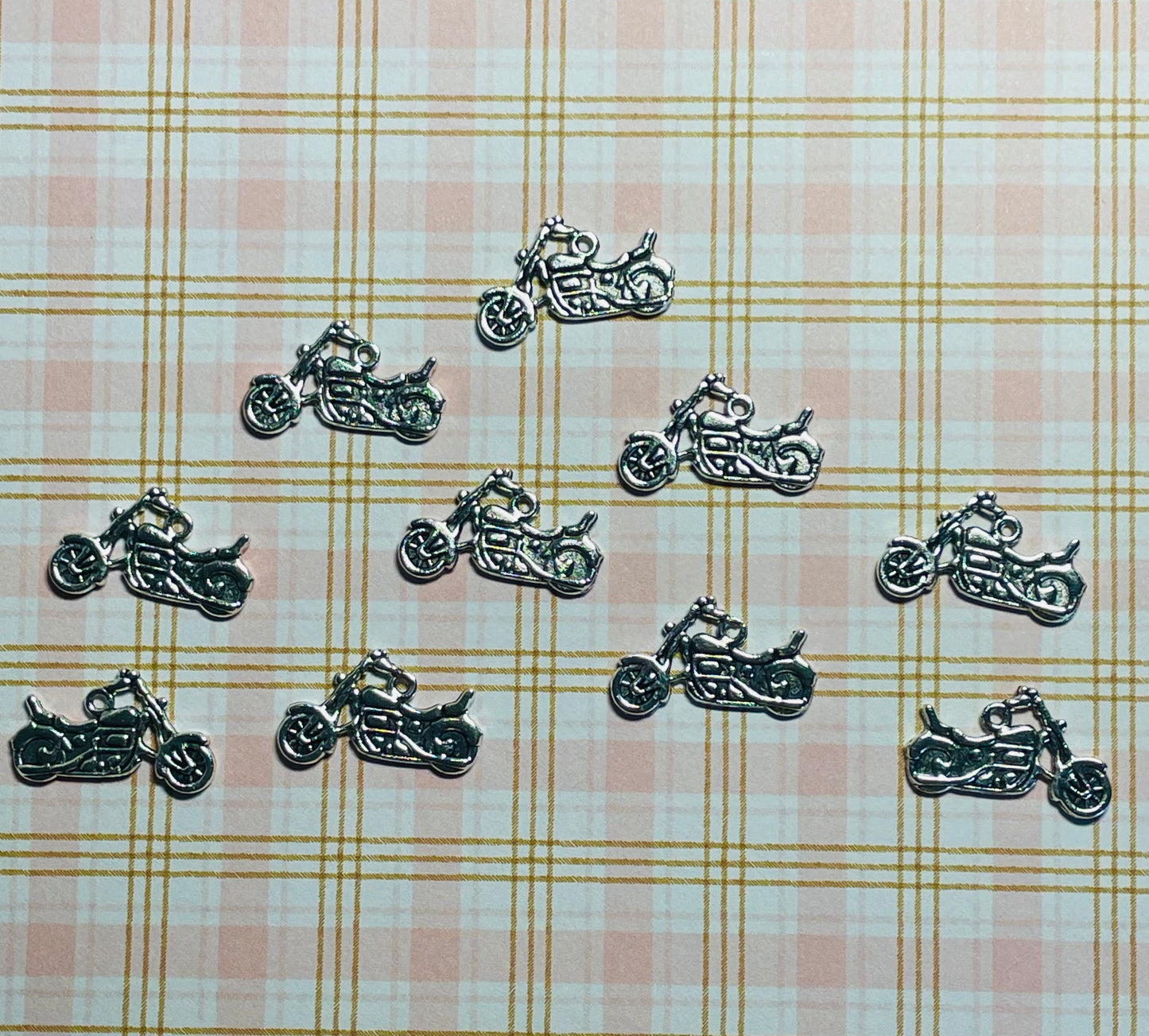 Vintage Bike Charm / Pendant Silver (10ea/pack)