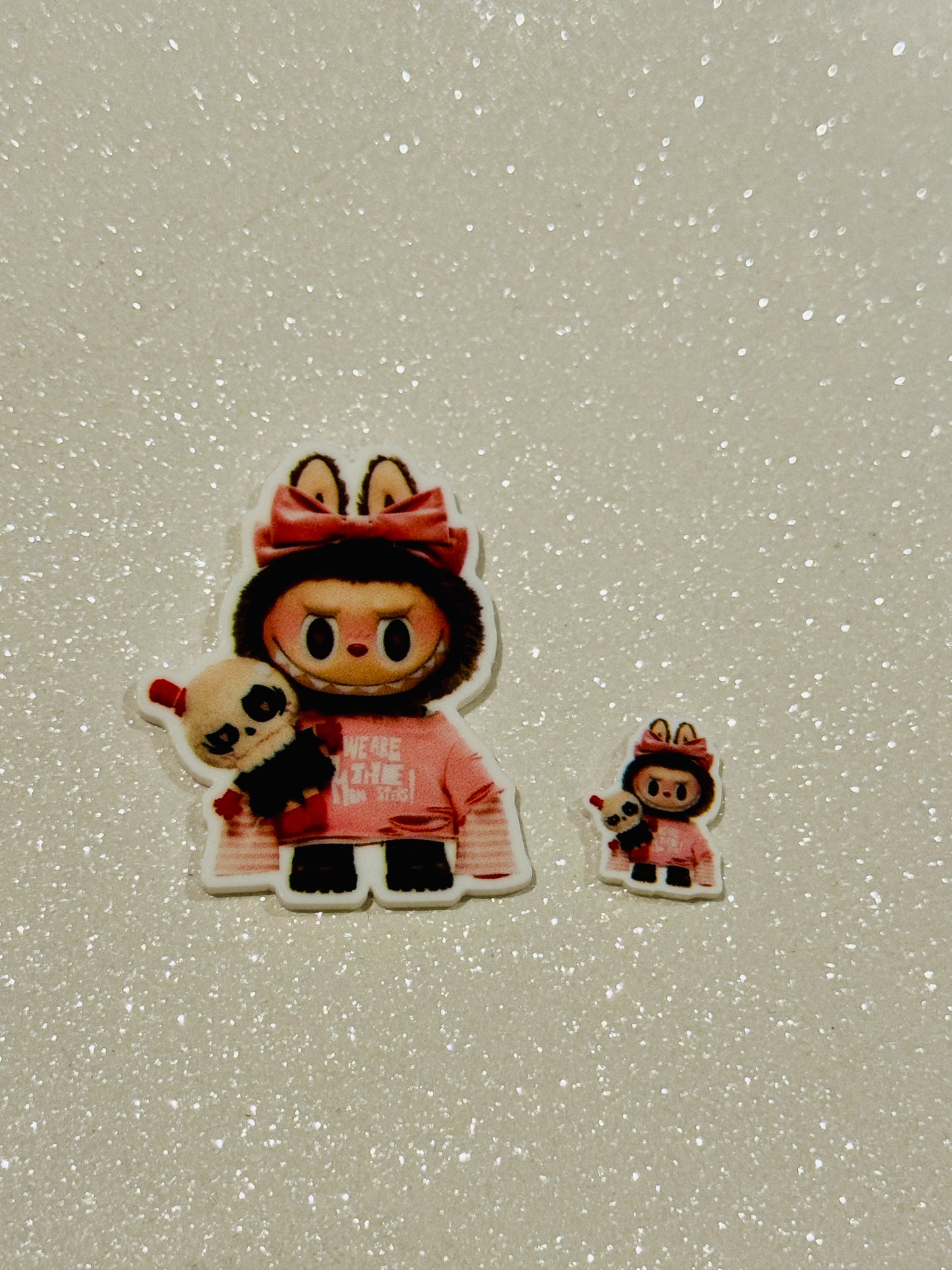 Resin Flatback Planar E1014 - Labubu The Monster (2 Sizes Available)
