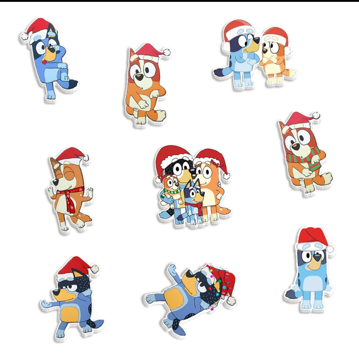 Resins Flatback Planar (Christmas) 2 Sizes Available