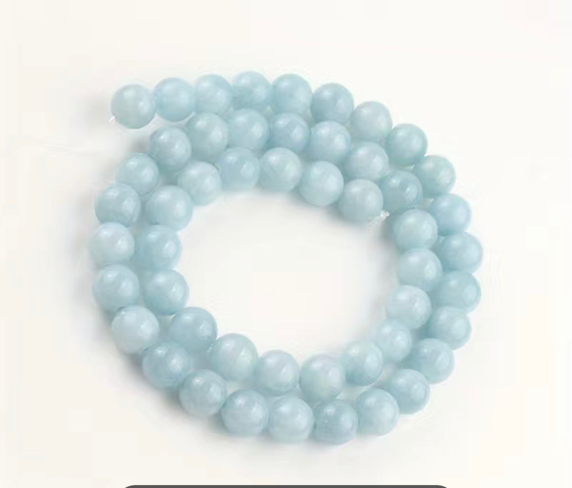 Natural Stone Light Blue Jade