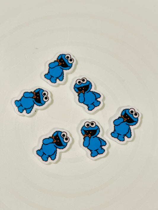 Resins Flatback Planar E0193 - Sesame Street -Monster Cookie (2 Sizes Available)