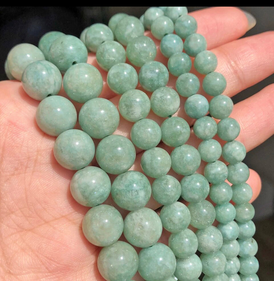 Natural Burmese Jade 12mm