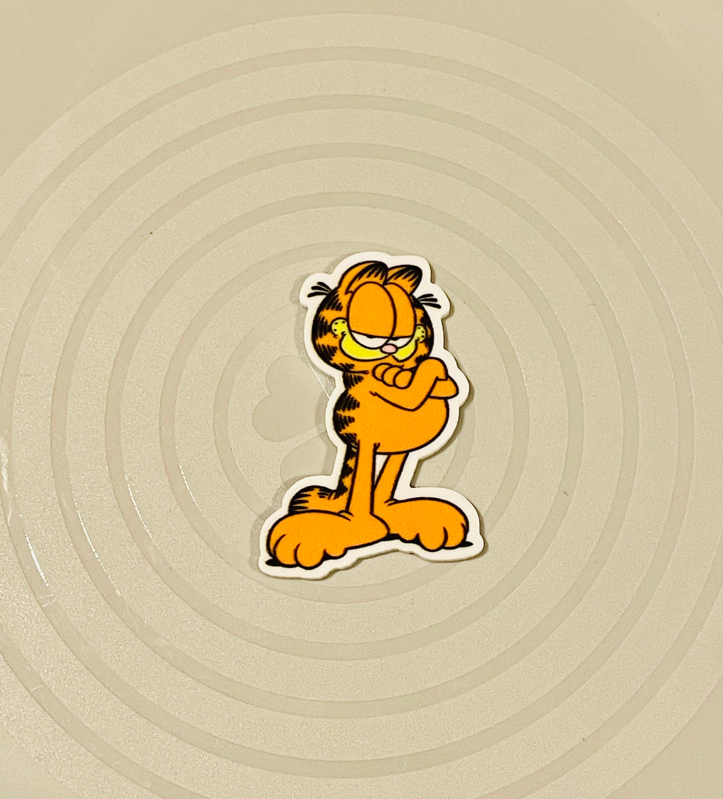 Resin Flatback Planar E0207- Cat With Attitude Garfield (2 Sizes Available)