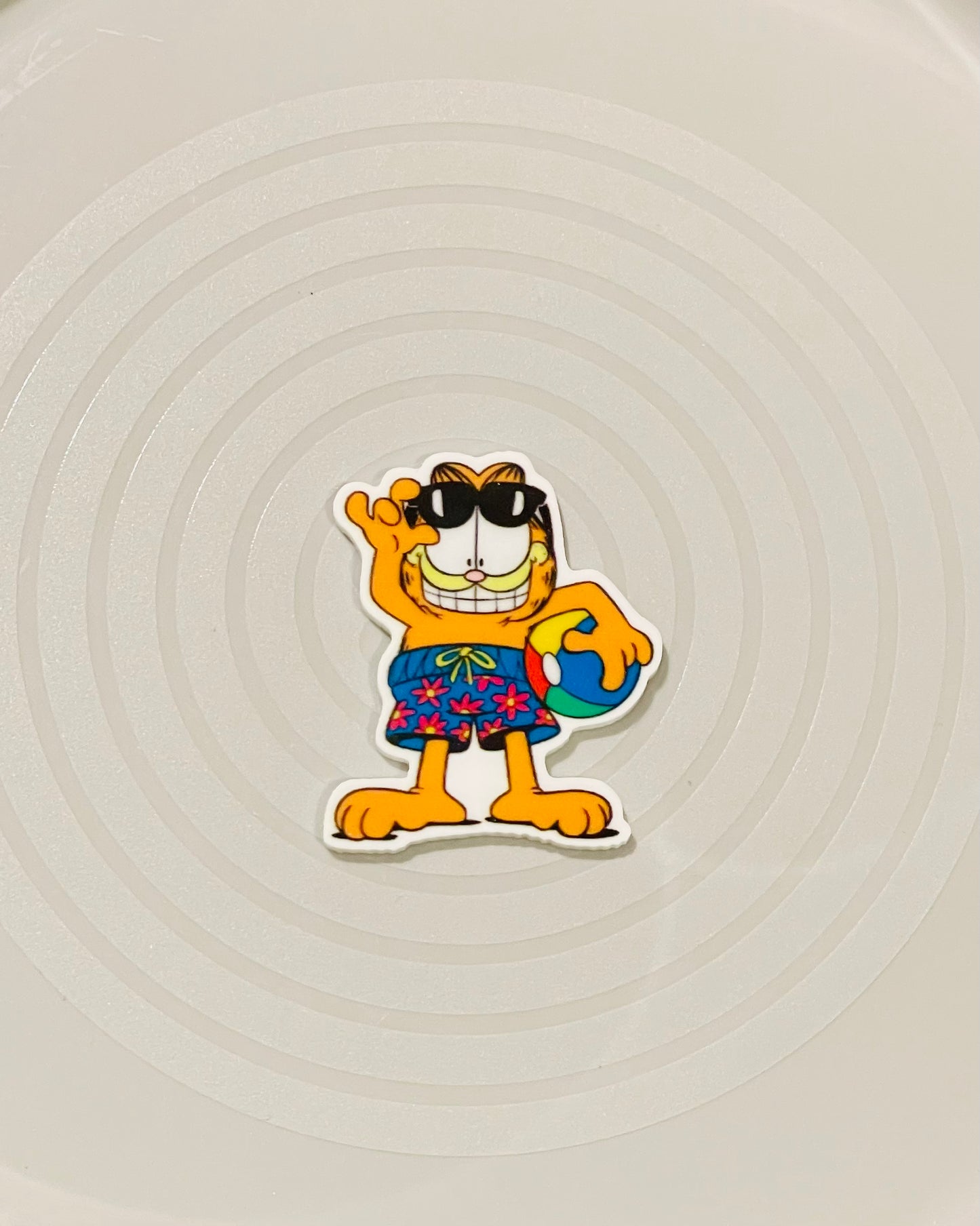 Resin Flatback Planar - Cat With Attitude Garfield