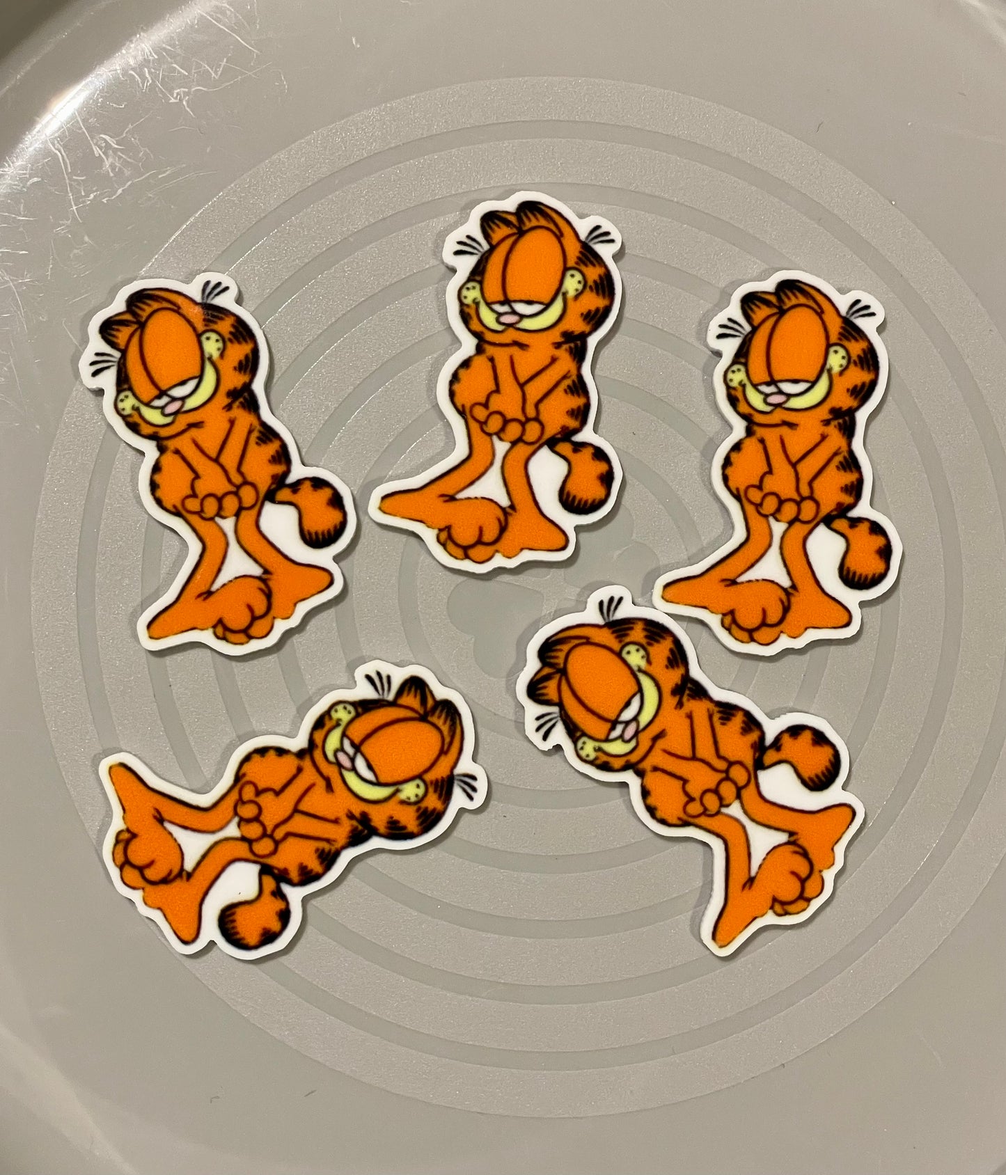 Resin Flatback Planar - Cat With Attitude Garfield