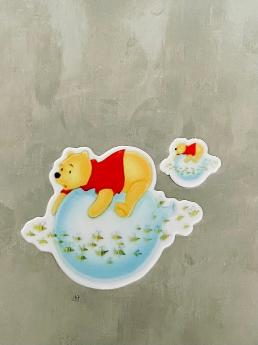 Resin Flatback Planar - Pooh Series 6 (2 sizes)