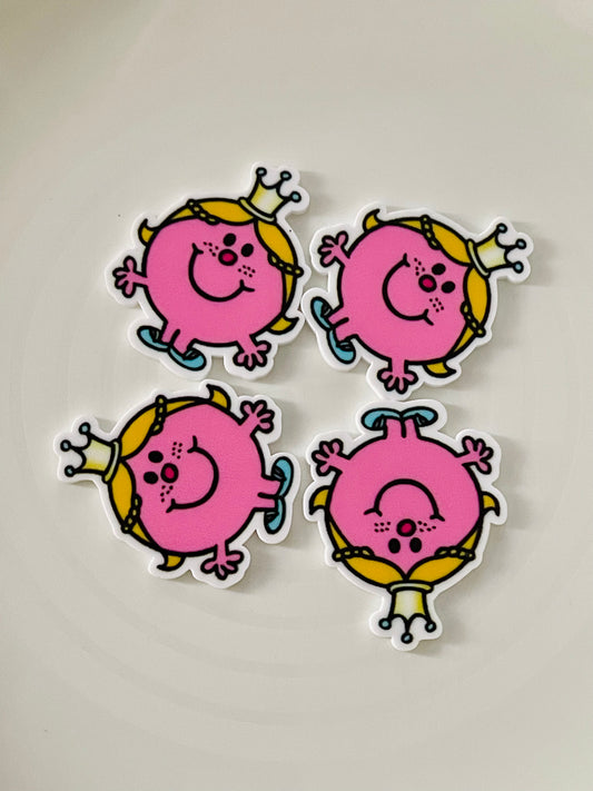 Resin Flatback Planar (Mr. Men Little Miss) E0350, 2 Sizes Available