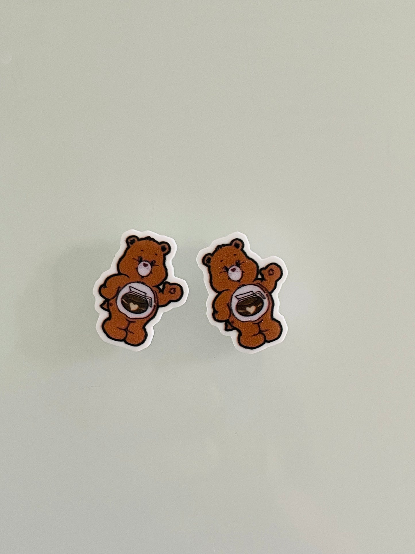 Resin Flatback Planar E0386- Care Bear 20mm Stud Size