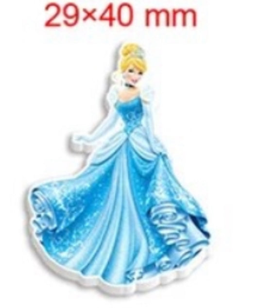 Resin Flatback Planar E0462- Cinderella and Princesses 40mm