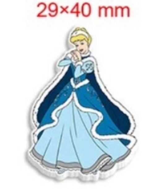 Resin Flatback Planar E0464- Cinderella and Princesses 40mm