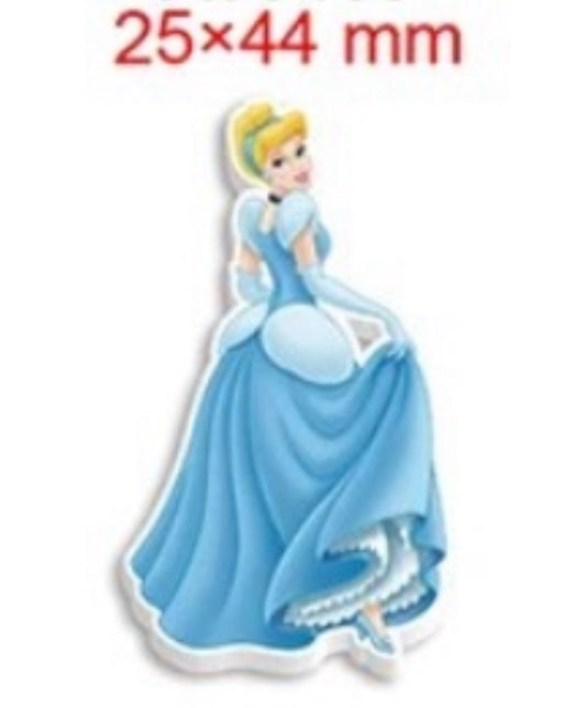 Resin Flatback Planar E0468- Cinderella and Princesses 40mm