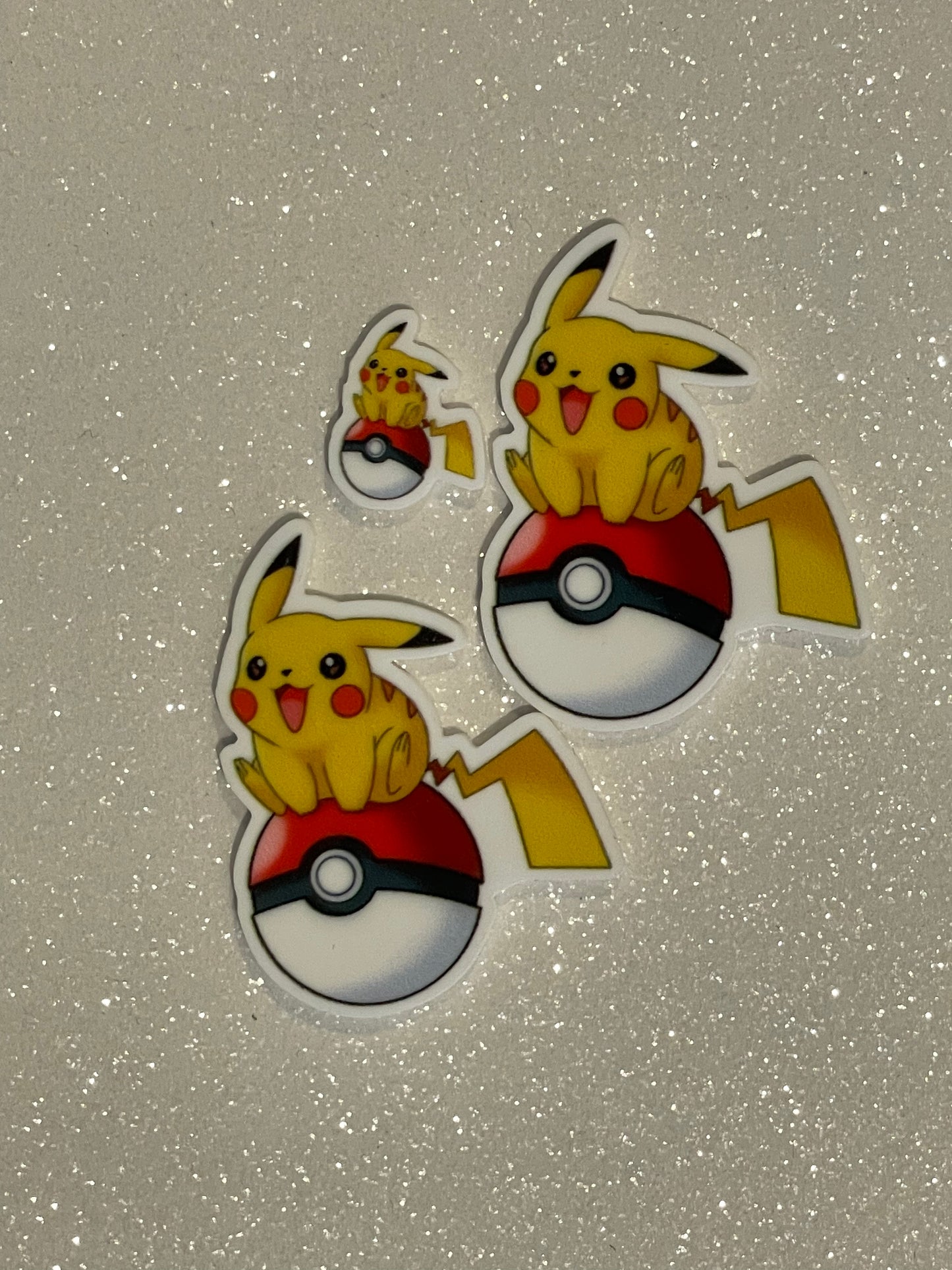 Resin Flatback Planar E0540 - Pokemon Pikachu (2 Sizes)