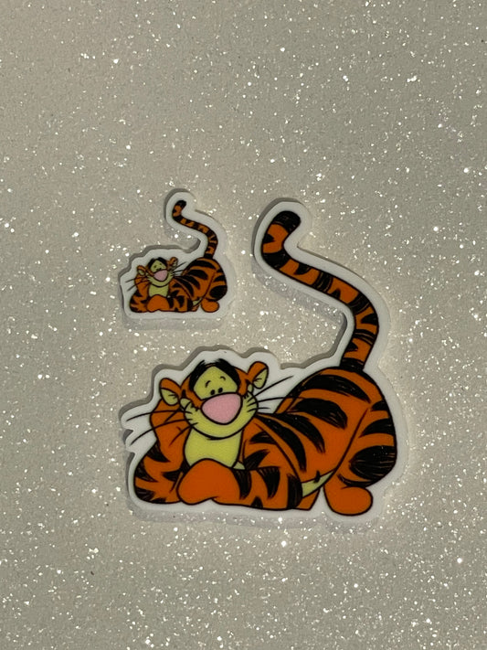 Resin Flatback Planar E0525 - Tigger (2 sizes)