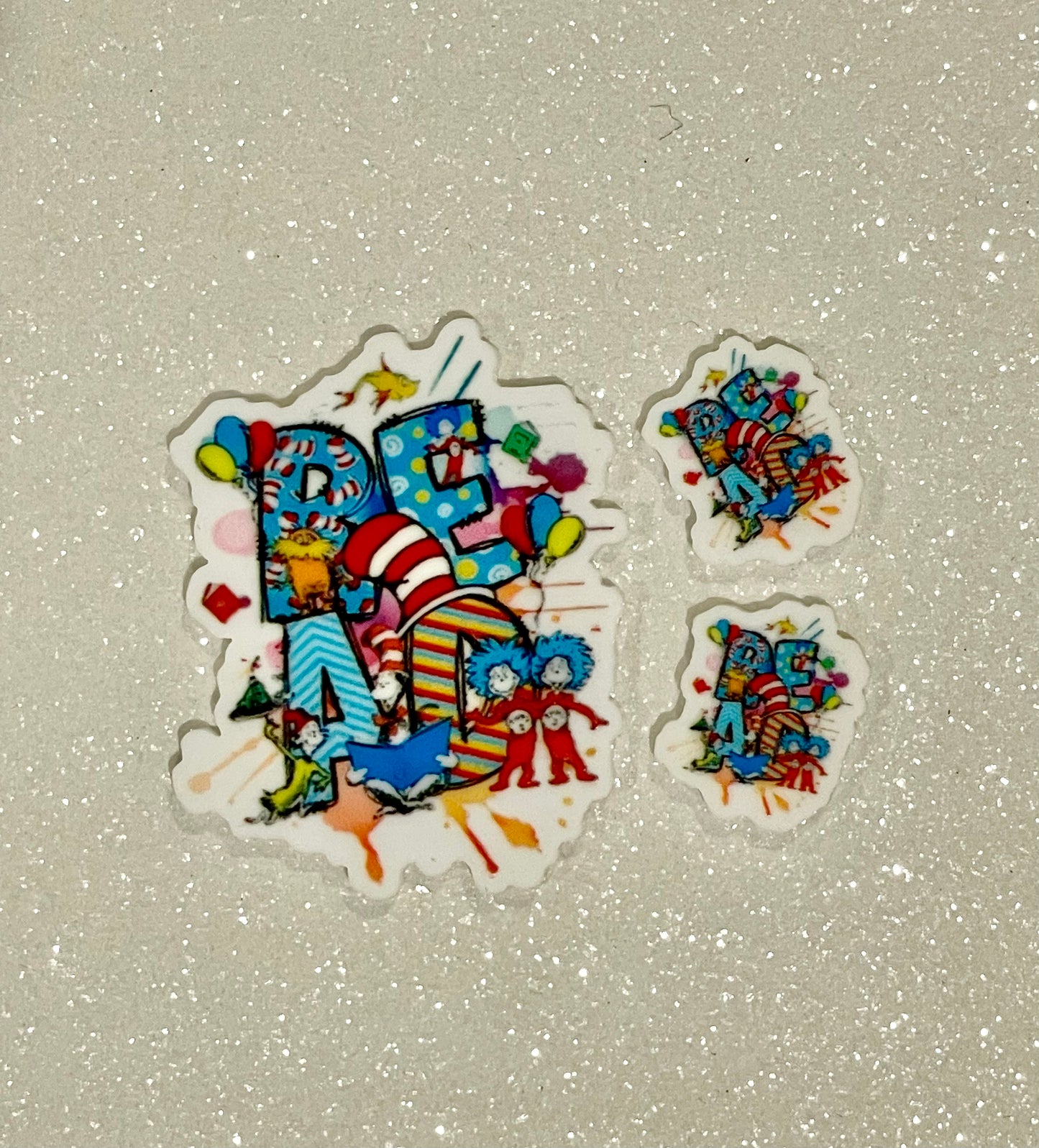 Resin Flatback Planar E0518 - Dr. Seuss (2 sizes)