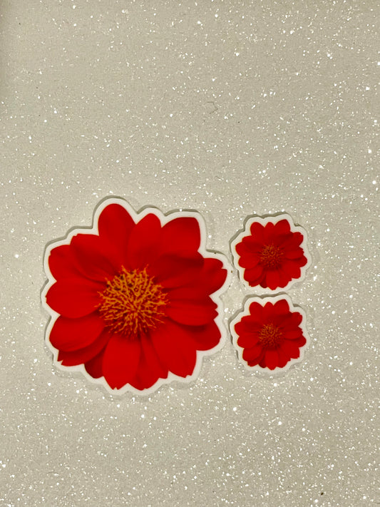 Resin Flatback Planar E0509- Flowers (2 Sizes Available)