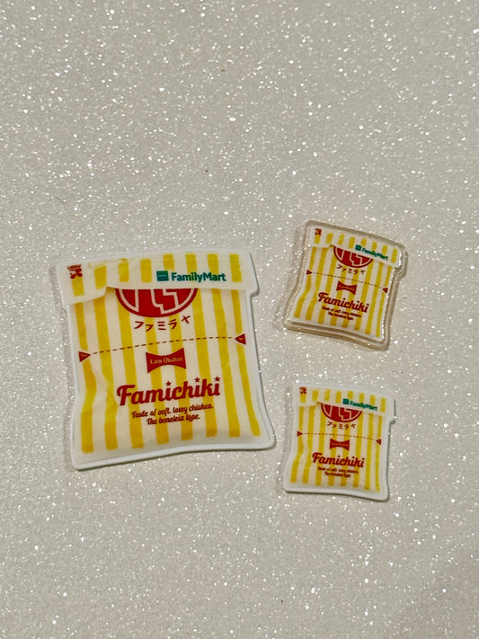 Resin Flatback Planar E1102- FamilyMart Famichiki (2 Sizes)