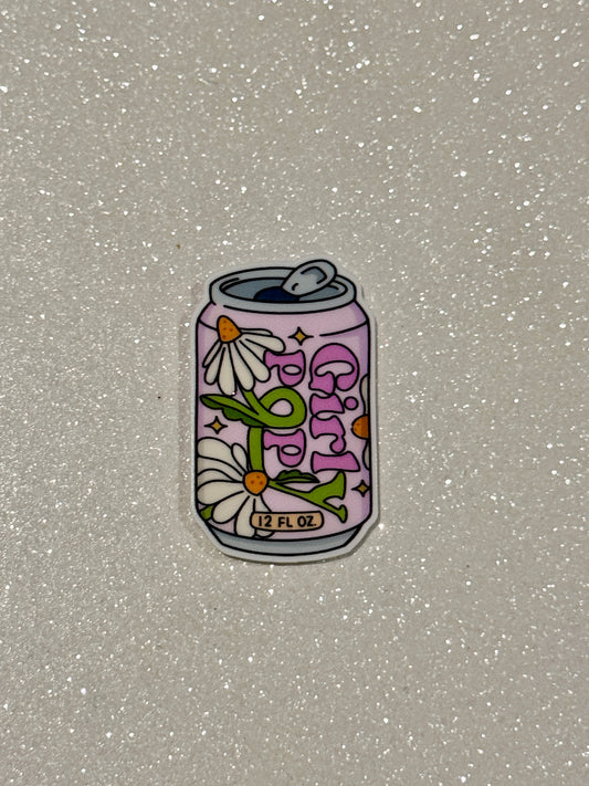 Resin Flatback Planar E1108 - Girly Pop 40mm