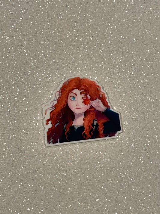 Resin Flatback Planar E0546 - Princess Merida