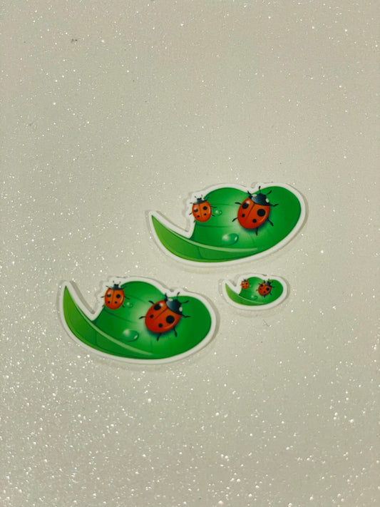 Resin Flatback Planar E0550- Insects Series (Ladybug) 2 Sizes Available