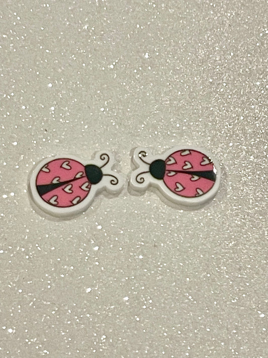 Resin Flatback Planar E0571 - Insects Series (Ladybug) Stud Size