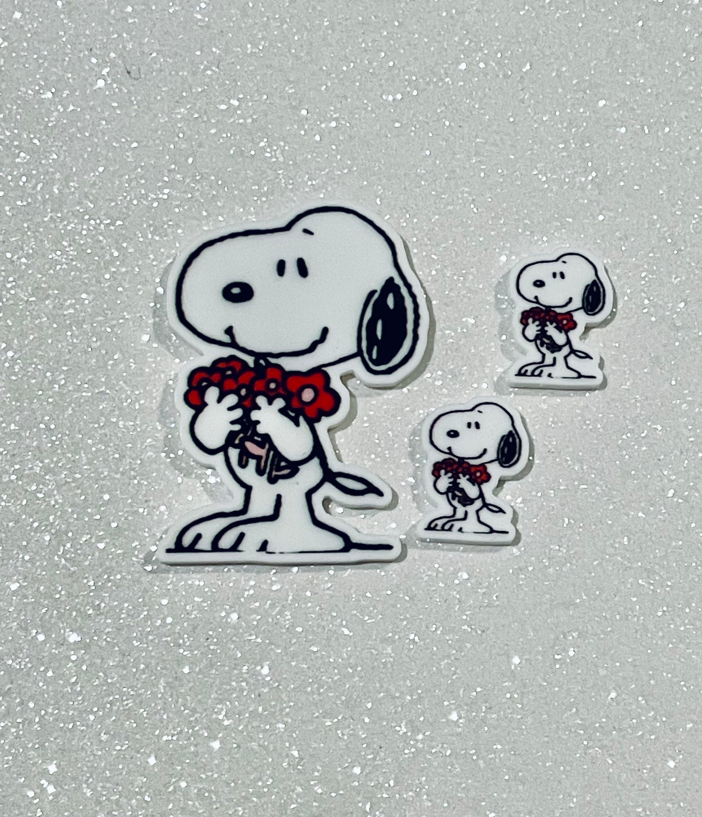 Resin Flatback Planar  E0636 - Snoopy  (2 Sizes)