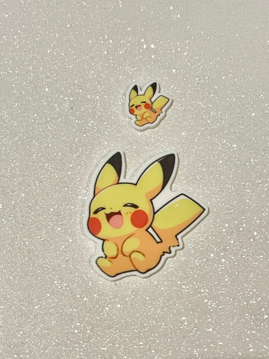 Resin Flatback Planar E0642 - Pokemon Pikachu (2 Sizes)