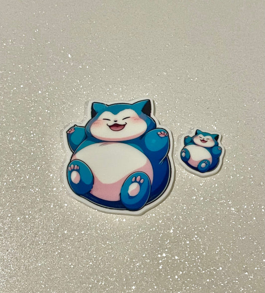 Resin Flatback Planar E0643 - Pokemon Snorlex (2 Sizes)