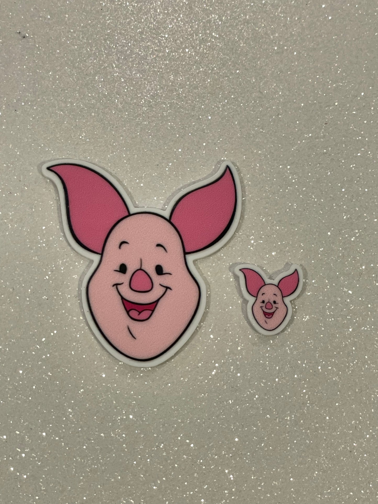 Resin Flatback Planar E0227 - Pooh Series 10 Piglet (2 Sizes Available)