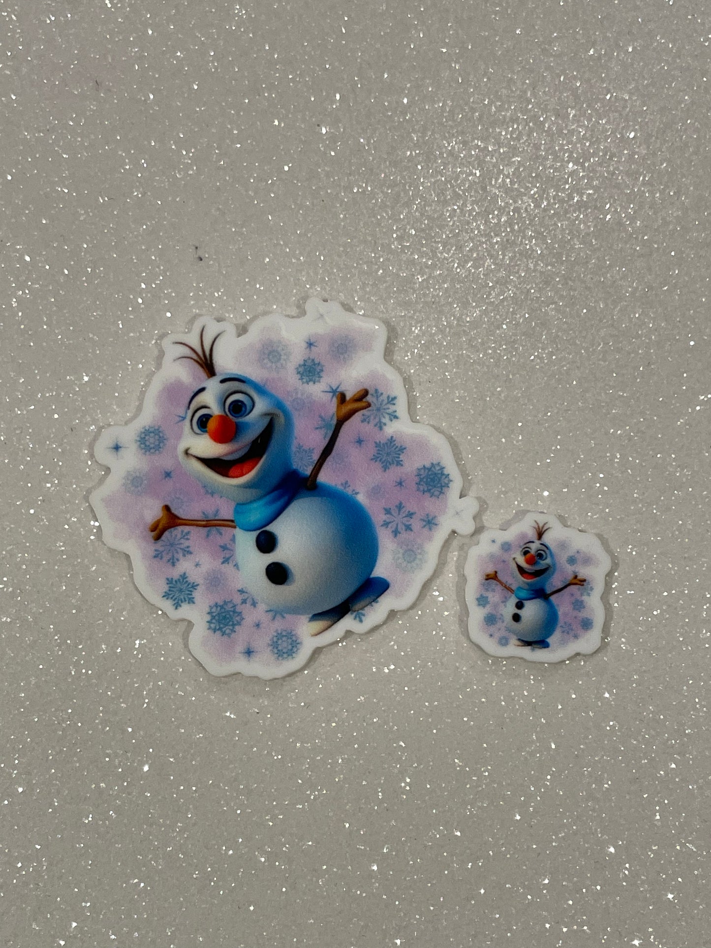 Resin Flatback Planar E0881 - Frozen-Olaf (2 sizes)