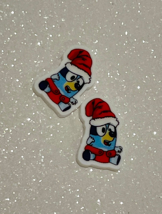 Resin Flatback Planar E0912 - Bluey Christmas Collection (2 Sizes Available)