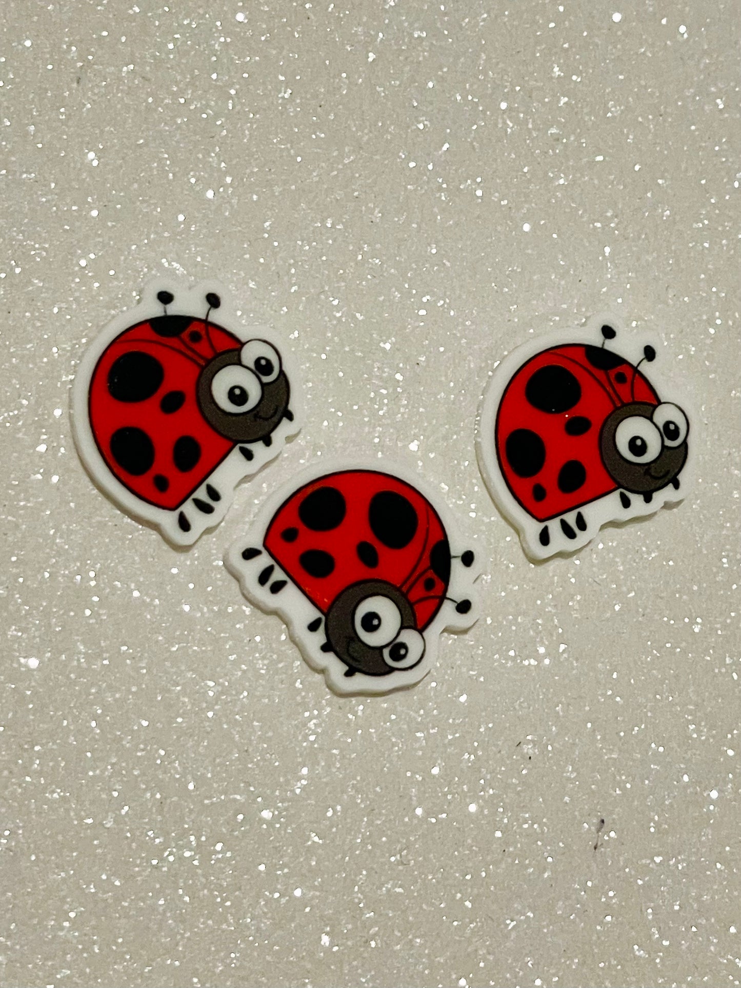 Resin Flatback Planar E0932- Insects Series (Ladybug) Stud Size