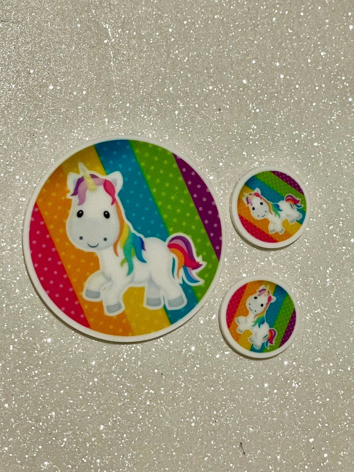 Resin Flatback Planar E0936 - Unicorn (2 Sizes Available)