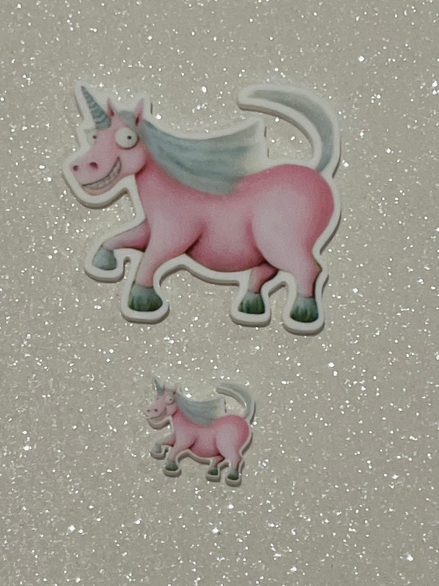 Resin Flatback Planar E0937- Unicorn (2 Sizes +2 Profiles Available)