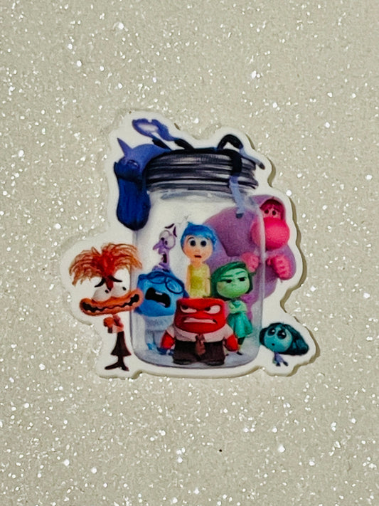 Resin Flatback Planar E1000 - Disney Inside Out 40mm