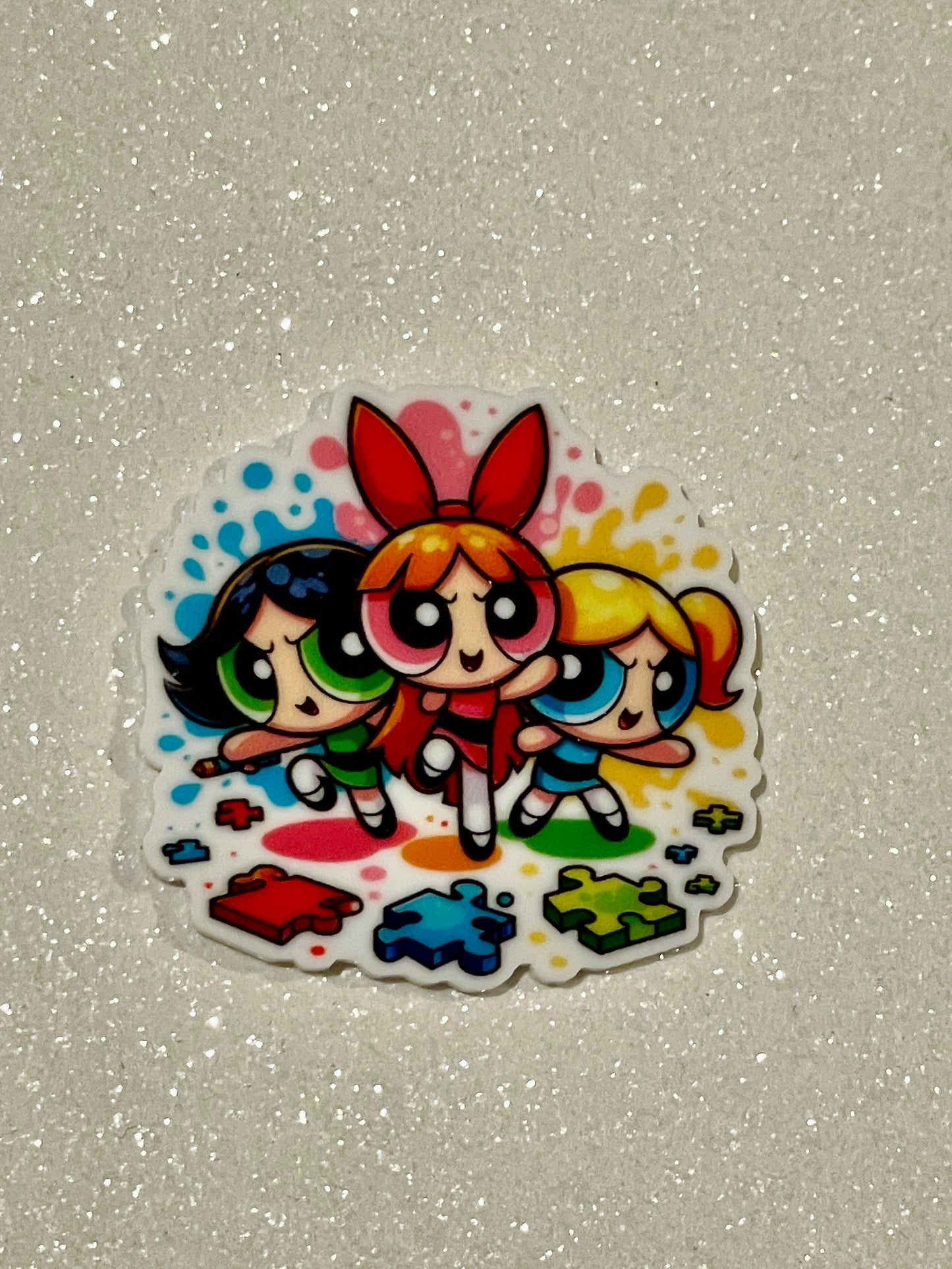 Resin Flatback Planar E0987 - Powerpuff Girls