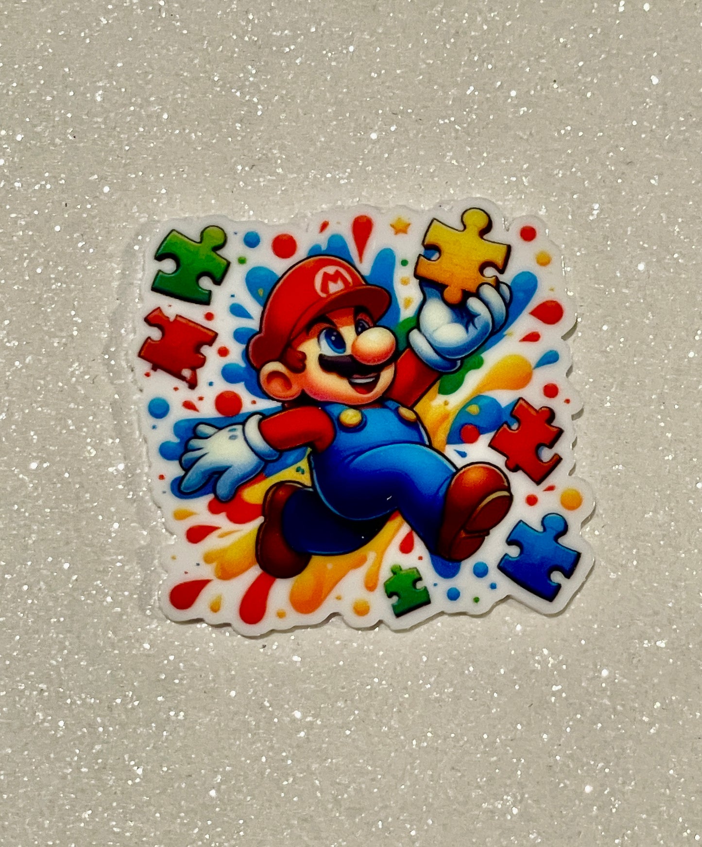 Resin Flatback Planar E0992 - Mario